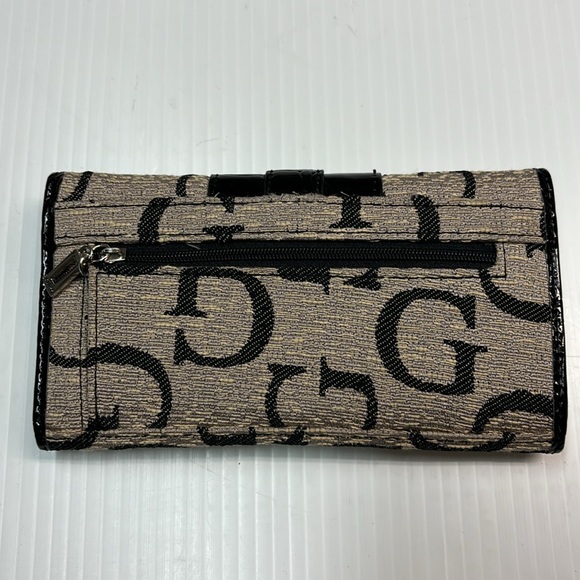 Guess Trifold Wallet with Rhinestone Accent - Picture 3 of 12